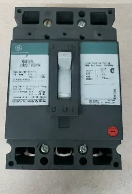 General Electric TED134015WL 3 Pole 15A 480V Circuit Breaker *Damaged Label • $94.49