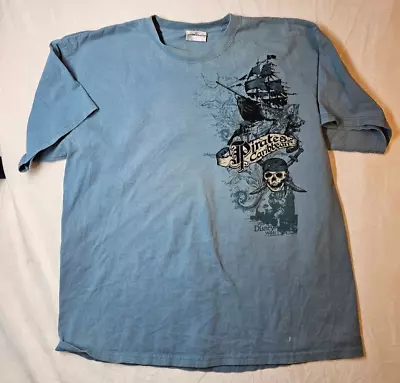 Walt Disney World Men's Pirates Of The Caribbean XXL T-Shirt With Pirate Ship • $16.80