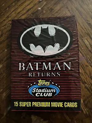 Topps 1991 Batman Returns Unopened Trading Card Pack !! • $1.99