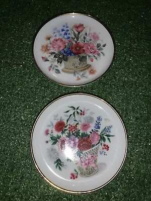 Mini Porcelain Flowers Floral Mini Small Plates Kaiser Weat Germany 4  Rare 2 • $12.99