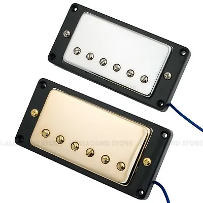 Vintage Alnico V Humbucker Pickup For Gibson® Epiphone® 4-Wire - CHROME Or GOLD  • $25.99