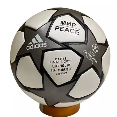  Adidas Finale Peace UEFA Champions League 2022 Final Ball - Paris Edition  • $34.80