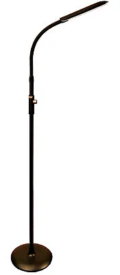 Floor Standing LED Lamp Dimmable Daylight Or Warm White Work Relax Reading • £29.88