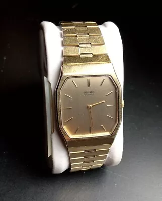 Vintage Seiko Quartz Men's Gold Tone Watch 7430-5079 WORKS! Needs New Battery • $34.95