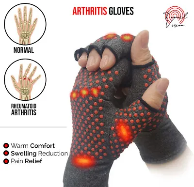 £3.99 • Buy Arthritis Compression Gloves For Rheumatoid Osteoarthritis Raynaud's Pain Relief