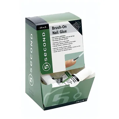 Ibd 5 Second Brush On Nail Glue 54006 / Treatments By IBD (Pack Of 12) • $32.99