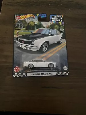 Hot Wheels Premium Boulevard #77  1977 Holden Torana A9X White Brand New • $70