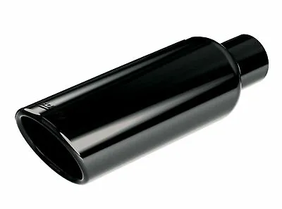 Borla Exhaust Tip Black Chrome 2.75  Inlet 4  Outlet 14  Long Angle Cut (20162) • $92.99