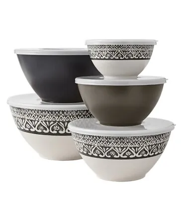 Member's Mark ~ Ten (10) Piece Nesting Bowl Set ~ Melamine ~ MARAKECH • $48