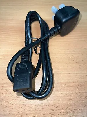 Power Cord Lead UK Plug-IEC C13 10 Amp 1.45M • £5.95