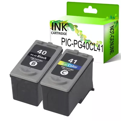 2 Reman Ink PG40 CL41 For MP210 MP220 MP450 MP460 MP470 • £28.39