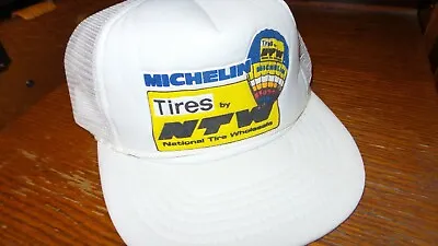 Vintage Michelin Tires Hat Hot Air Ballon Logo From National Tire Wholesale 39 • $12.95