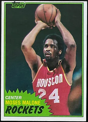 $2.75 • Buy 1981 Topps #14 MOSES MALONE