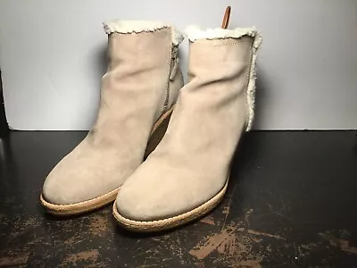 Cole Haan Michelle Suede Wedge Ankle Boots Women’s 10B D42523 Hidden Heels Shoes • $34.99