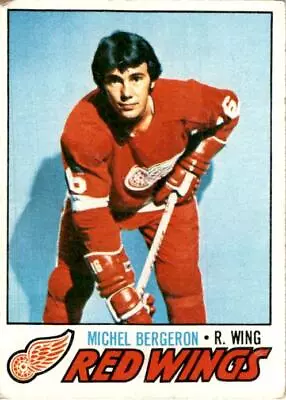 1977-78 Topps #159 Michel Bergeron Detroit Red Wings Vintage Original • $2.49