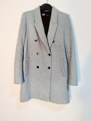 Zara Grey Long Coat Women's Size S  • $58