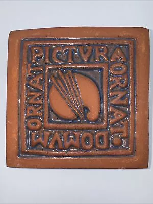 Mercer Tile: Painting: Moravian Pottery & Tile Works Doylestown Bucks Co PA • $33