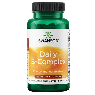 Swanson Daily B-Complex 100 Vegan Caps • $9.35