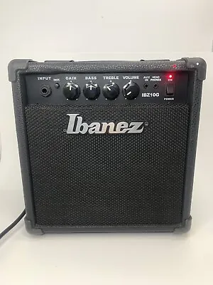 Guitar Amplifier Ibanez IBZ-10  10 Watt Guitar Amp Tested Works With Power Cord • $64.99