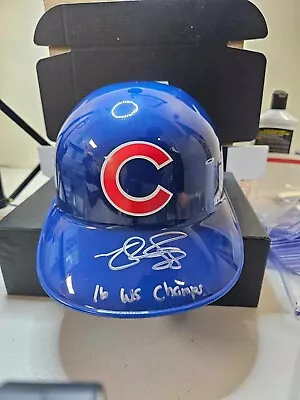 2016 World Series Champs Matt Szczur Signed Auto Cubs Replica Batting Helmet • $0.99