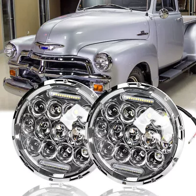 $63.79 • Buy 7Inch Led Headlights Halo Projector For Chevrolet Truck 1954-1957 3100 1956-1959