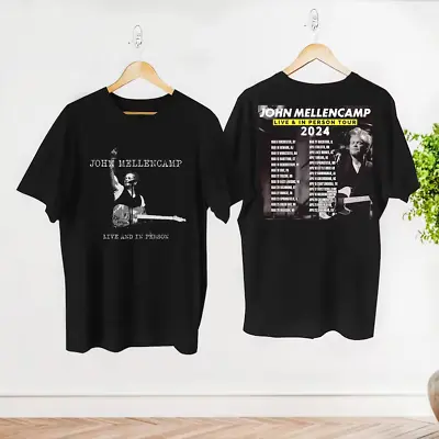 2024 John Mellencamp Live And In Person Tour T-shirt John Mellencamp Vintage • $21.99