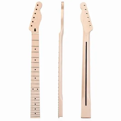 22 Frets Tele Electric Guitar Neck Canada Maple Fingerboard For TL Replacement • $43.23