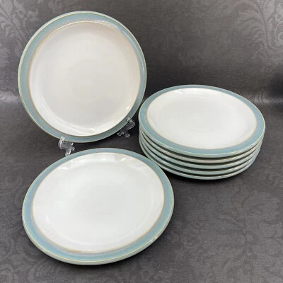 £16.29 • Buy ONE Denby Langley Azure Coast Green 8.5” Salad Plate Stoneware England
