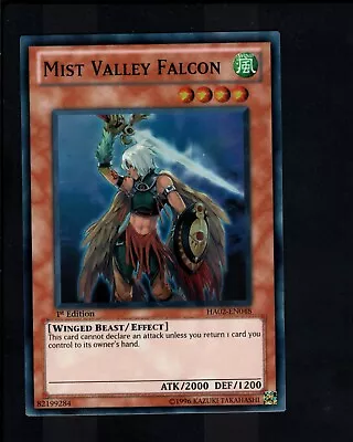 YuGiOh! X2 Mist Valley Falcon - HA02-EN048 - 1st Edition Super Rare NM/M • $1.99
