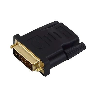 $4.70 • Buy 2PCS DVI D Male Dual Link Plug To HDMI Female Converter Socket Adapter For HDTV