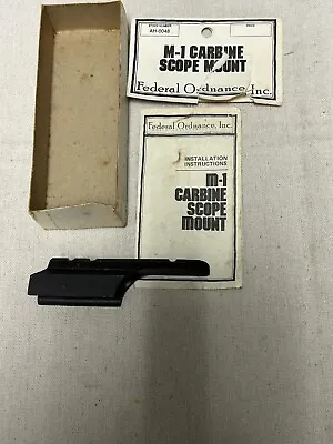 Federal Ordnance M-1 Carbine Scope Mount • $99