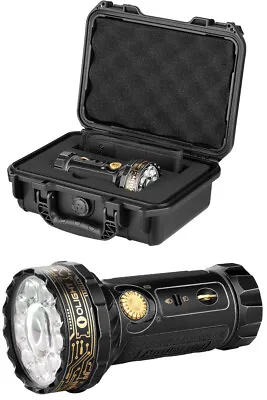 Olight Marauder Mini Golden Black Rechargeable Flashlight With Case 7000 Lumen • $183.99