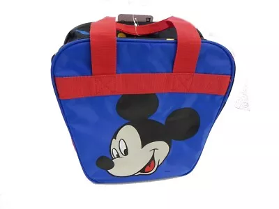 MICKEY MOUSE 1 Ball Tote Bowling Bag Color Blue • $24.95