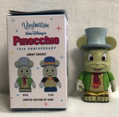 Disney Pinocchio 75th Anniversary Jimmy Cricket Vinylmation 3  Figure  LE 2250 • $18.95