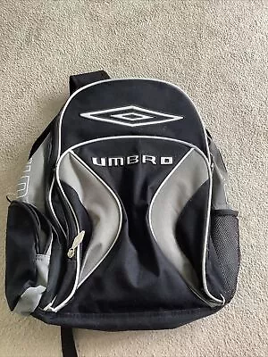 Umbro Rucksack Backpack Used School University Holiday Carry On Cabin • £15