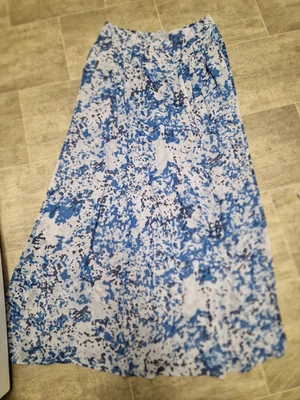 £7.99 • Buy Reiss GREY/BLUE/NAVY  Marble Long Lined Maxi Skirt 8 36 S US 4