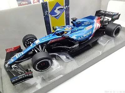 1:18 F1 Renault ALPINE 2021 GP PORTUGAL Fernando Alonso - SOLID - 3L050 • $139.58