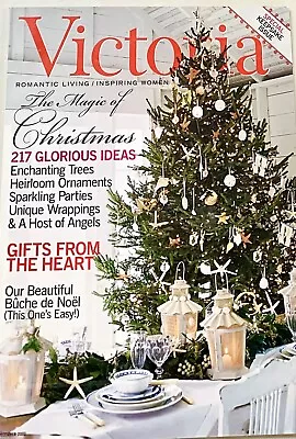 December 2002 VICTORIA Magazine Volume 16 No.12 VG Condition - Christmas • $13