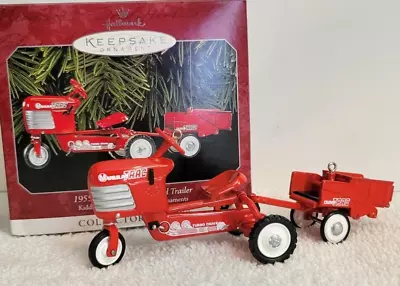 Hallmark Ornament 1955 MURRAY TRACTOR AND TRAILER 25th Anniv Pedal Car 1998 • $11.75