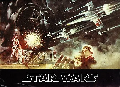STAR WARS Souvenir Movie Program - Rare Textured Cover - Vintage 1st Printing • $39.95