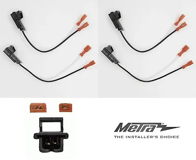 $17.99 • Buy (Set/4) Metra 72-4568 Audio Speaker Adapter Wiring Harness For 1988-UP Chevy