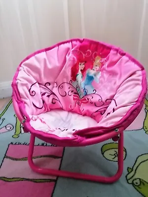£5 • Buy Kids Chair Princesses Second Hand Girls Disney Used Princess Pink