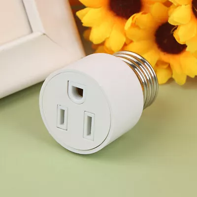 E26 E27 Screw B22 Bayonet Lamp Holder  To US EU AC Power Plug Adapter Conver  ZD • £5.03