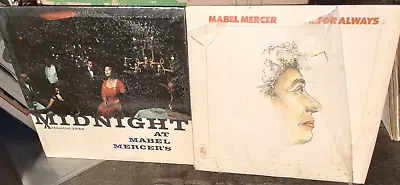 JAZZ LOT  2  LPS BY MABEL MERCER Spin Cleaned !! • $15