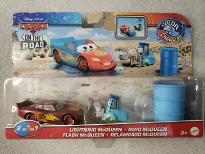 Disney Pixar Cars On The Road Color Changers Lightning McQueen  • $9.50