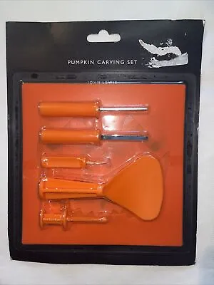 Halloween Pumpkin Carving Kit / Set / Stencils / John Lewis / Waitrose • £5.99