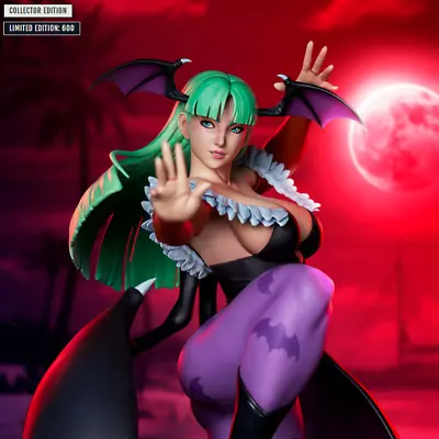 Collector Street Fighter V 1/4 Chun Li MORRIGAN Statue PCS Sideshow Darkstalkers • $2495