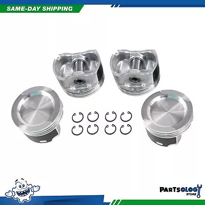 DNJ P811 Std. Complete Piston Set For 98-06 Volkswagen Beetle Golf 2.0L SOHC 8v • $102.84