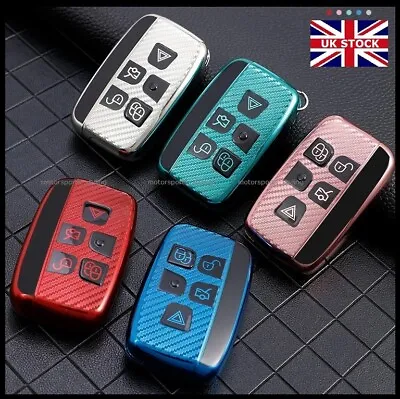 Key Fob Cover For Land Rover Range Rover Jaguar 5 Button Remote Case Car T45cf • $20.94