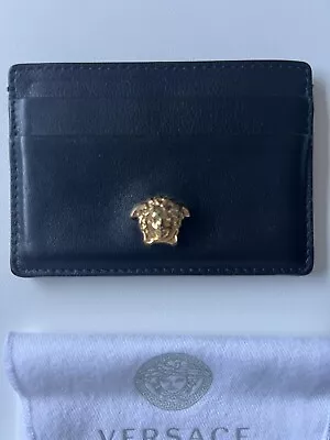 Versace Medusa Card Wallet  • $150